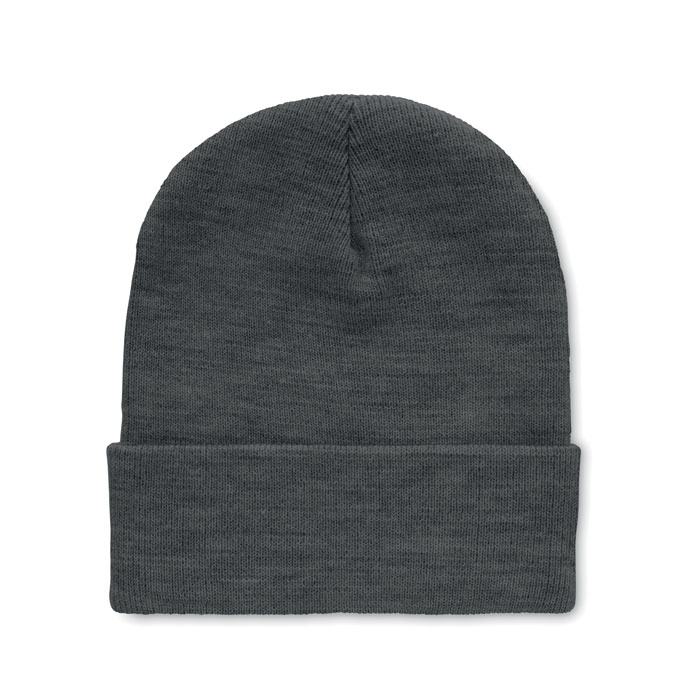 POLO RPET - Beanie in RPET with cuff - White/Black