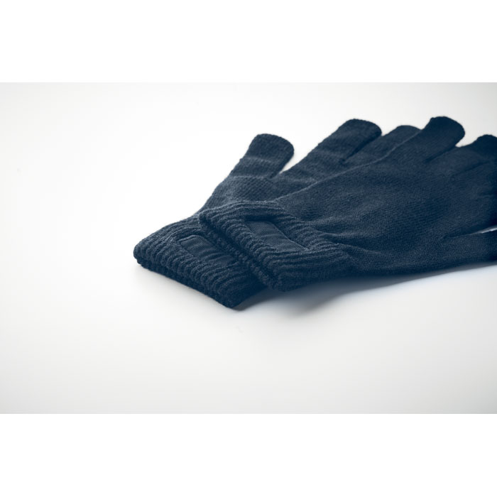 HANDNIT - Knitted gloves in RPET
