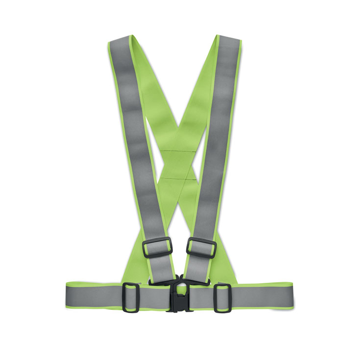 ALLVISIBLE+ - Adjustable 360 reflective belt - Neon Green
