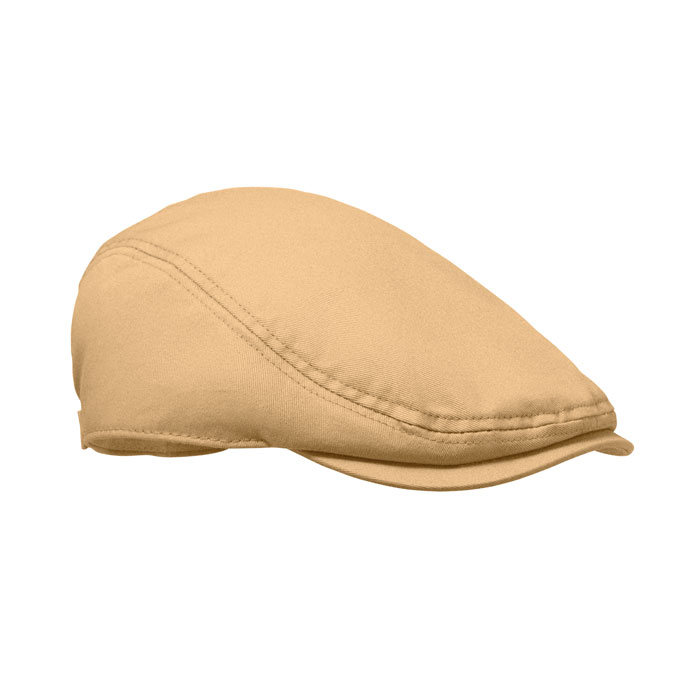 FLAT PEAK - Newsboy flat cap 235 gr/m² - Khaki