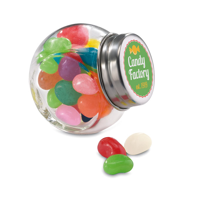 BEANDY - Glass jar with jelly beans