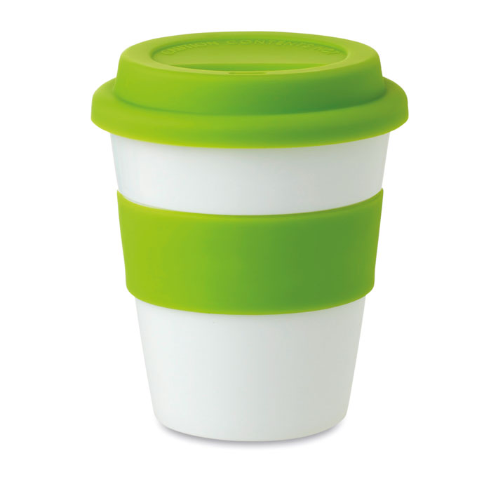 ASTORIA - PP tumbler with silicone lid - Green
