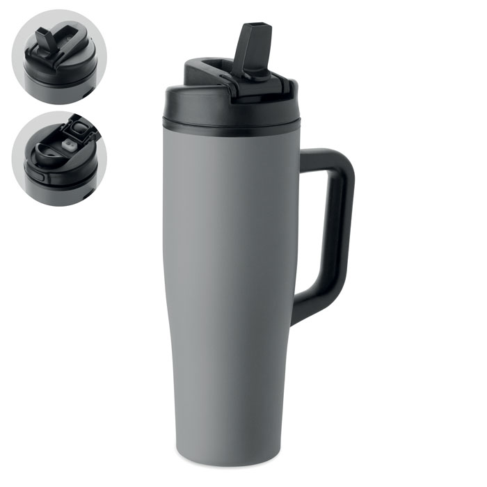 ATLANTA - Double wall tumbler 900ml - Grey
