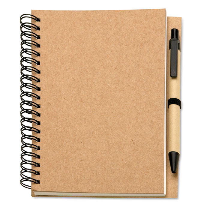 BLOQUERO - B6 Recycled notebook with pen