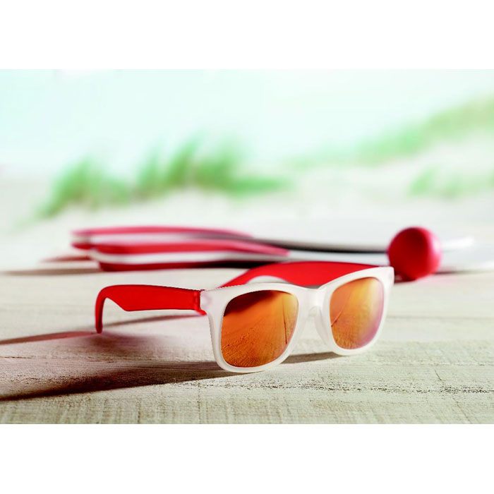AMERICA TOUCH - Sunglasses with mirrored lense