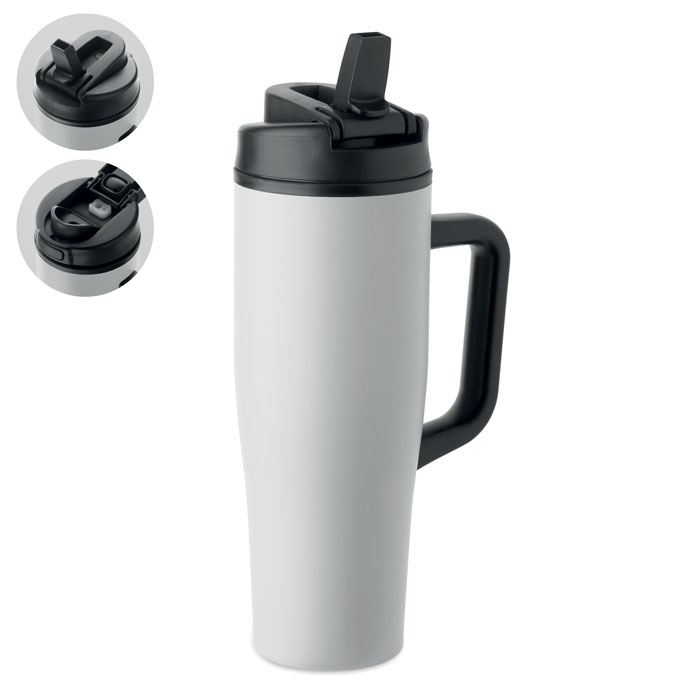 ATLANTA - Double wall tumbler 900ml - White