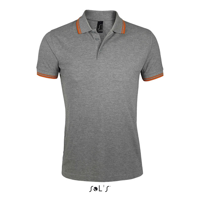 PASADENA MEN - Melange Grey/Orange