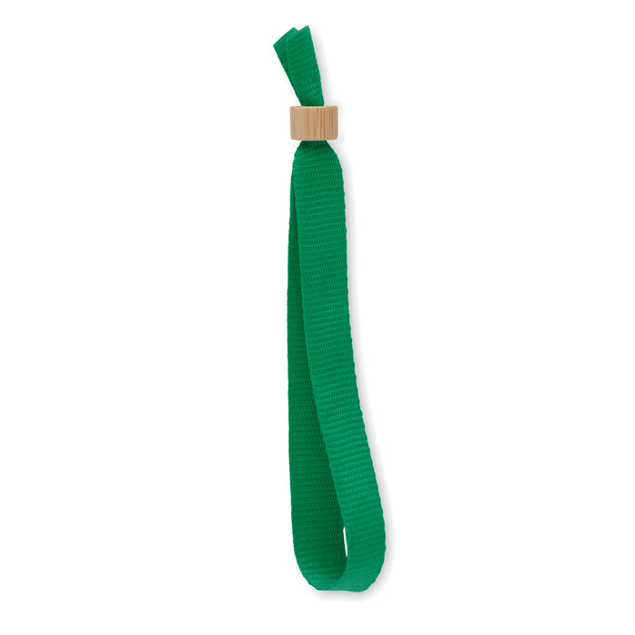 FIESTA - RPET polyester wristband - Green