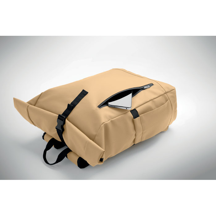 BANGKOK ROLL - Rolltop laptop rucksack 600D