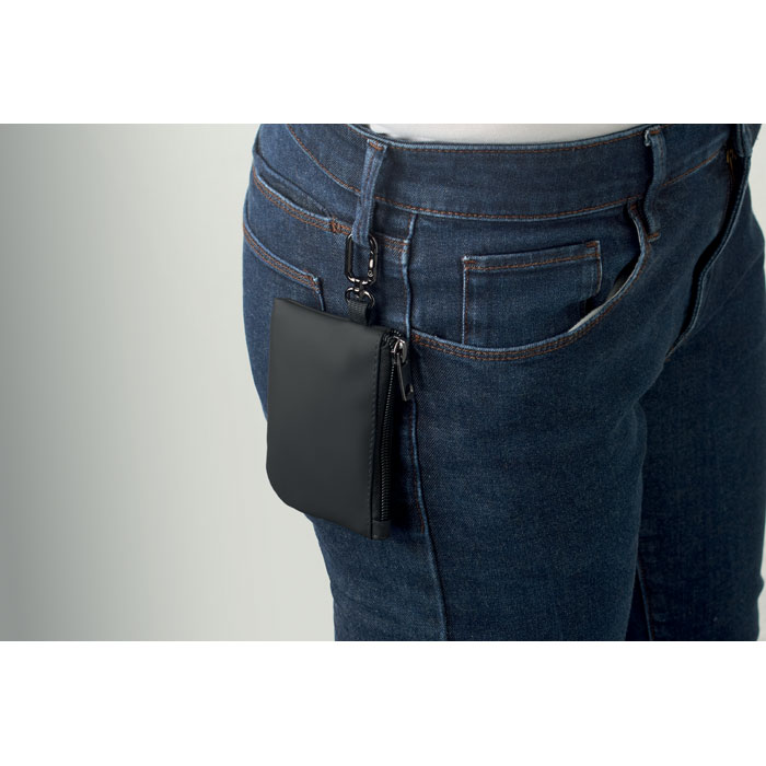 GUARDO - PU key case wallet w/carabiner