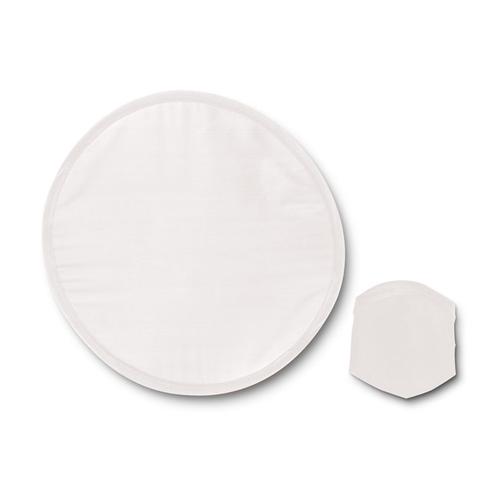 ATRAPA - Foldable frisbee in pouch - White