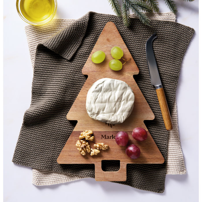 ARBETO - Acacia serving board Xmas tree