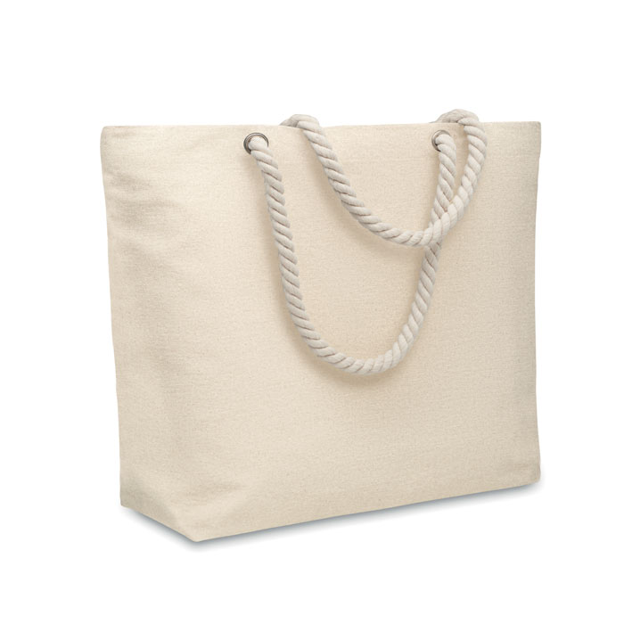 MARE - Cord handle beach bag 220gr/m² - Beige