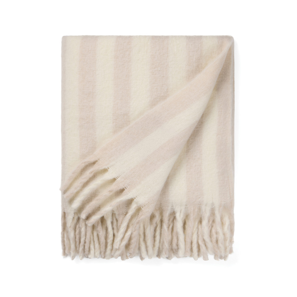 VINGA Lioro GRS wool blend blanket - beige (± PMS beige)