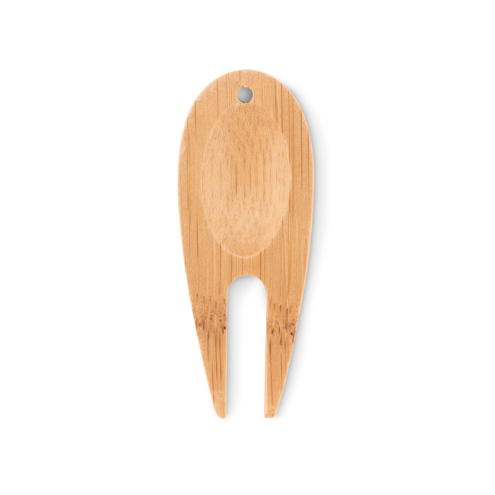 BOGEY - Bamboo golf divot tool