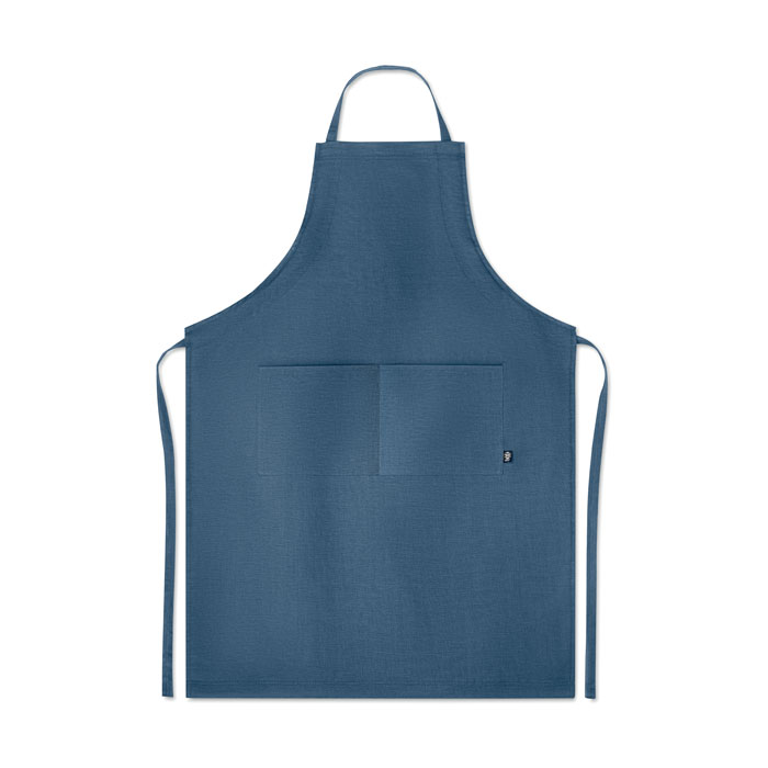 NAIMA APRON - Hemp adjustable apron 200 gr/m² - Blue