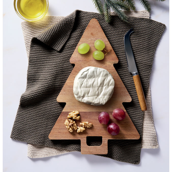 ARBETO - Acacia serving board Xmas tree