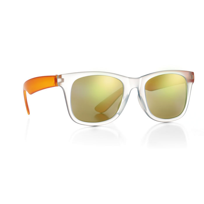 AMERICA TOUCH - Sunglasses with mirrored lense - Orange