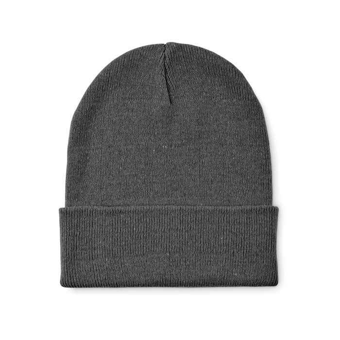 BEANIX - Knitted beanie with cuff - Stone Grey