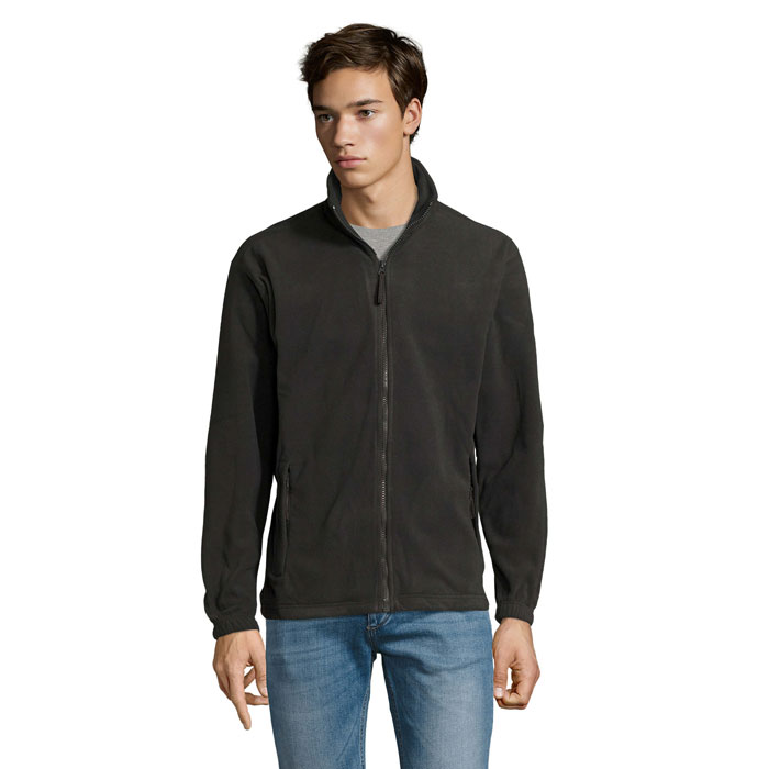 NORTH - 20RTH Zipped Fleece Jacket - Charcoal Grey