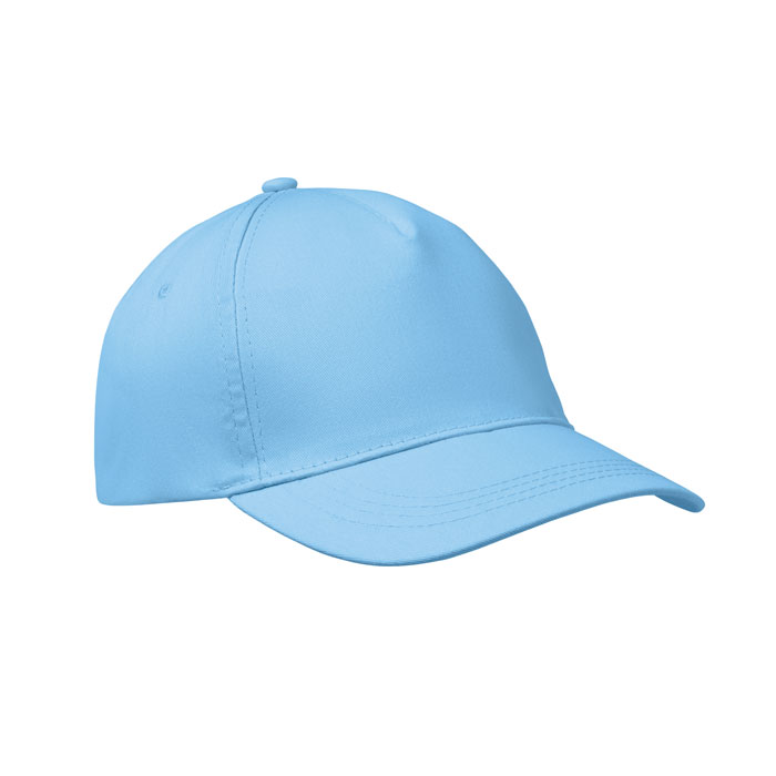 BUZZ - 5 Panel baseball cap 160 gr/m - Baby Blue