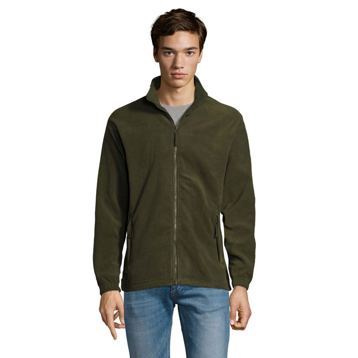NORTH - 20RTH Zipped Fleece Jacket - Army