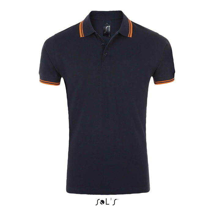 PASADENA MEN - French Navy/Neon Orange