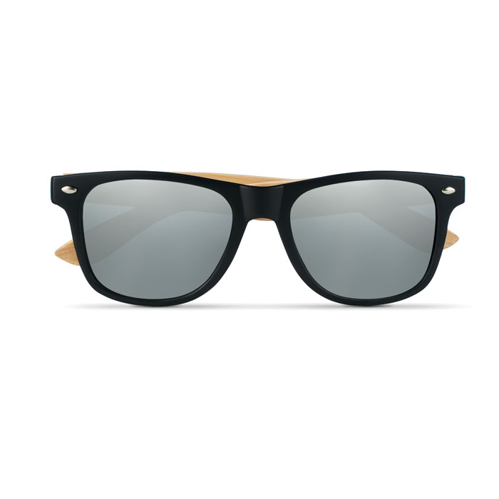 CALIFORNIA TOUCH - Sunglasses with bamboo arms - Shiny Silver