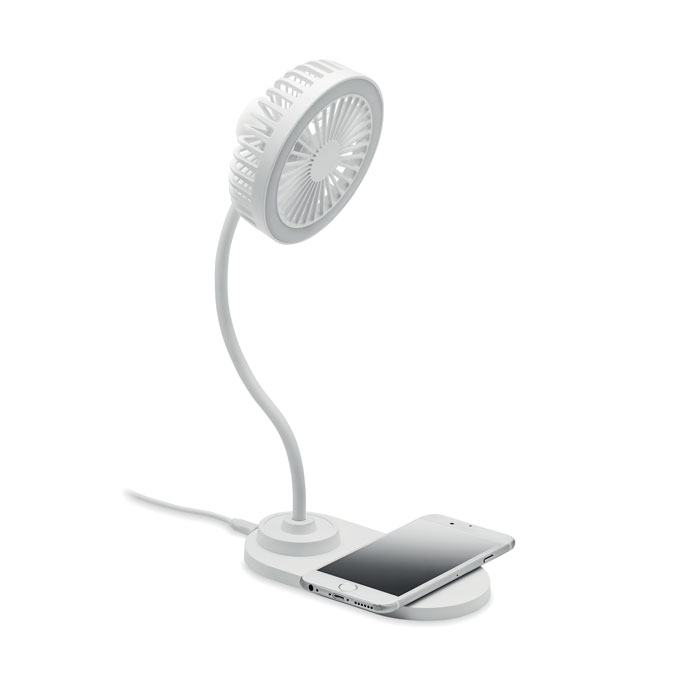 VIENTO - Desktop charger fan with light