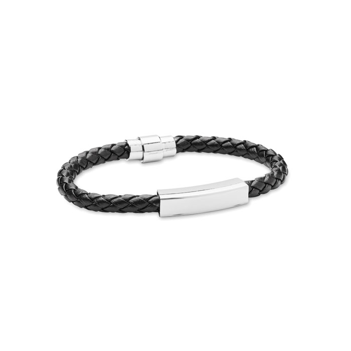 FAULETI - Braided faux leather bracelet