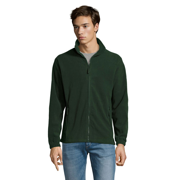 NORTH - 20RTH Zipped Fleece Jacket - Fir Green