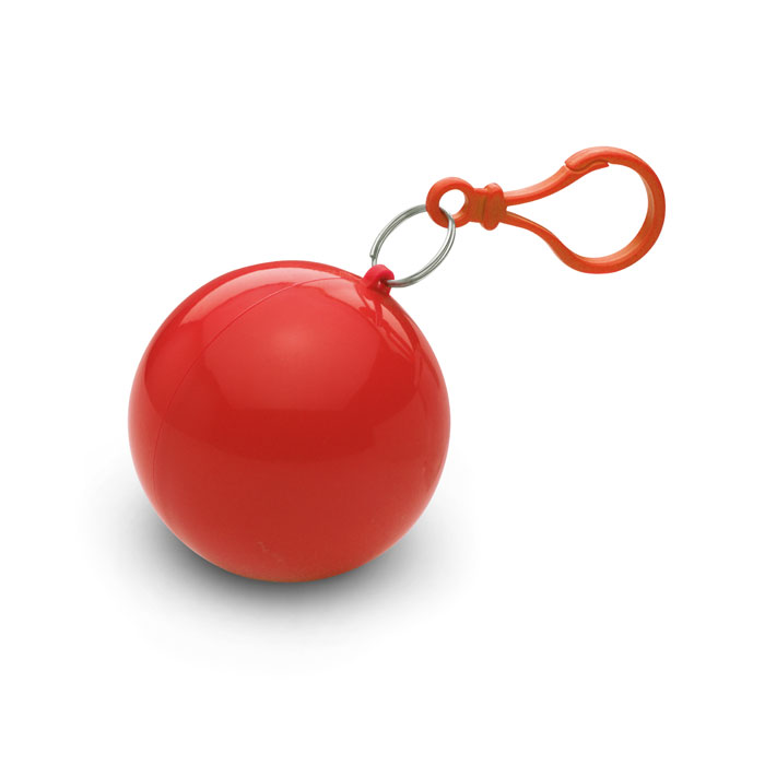 NIMBUS - Poncho in round container - Red