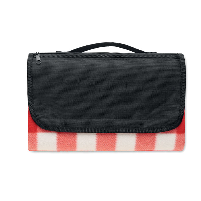 CALY - RPET fleece picnic blanket - Red