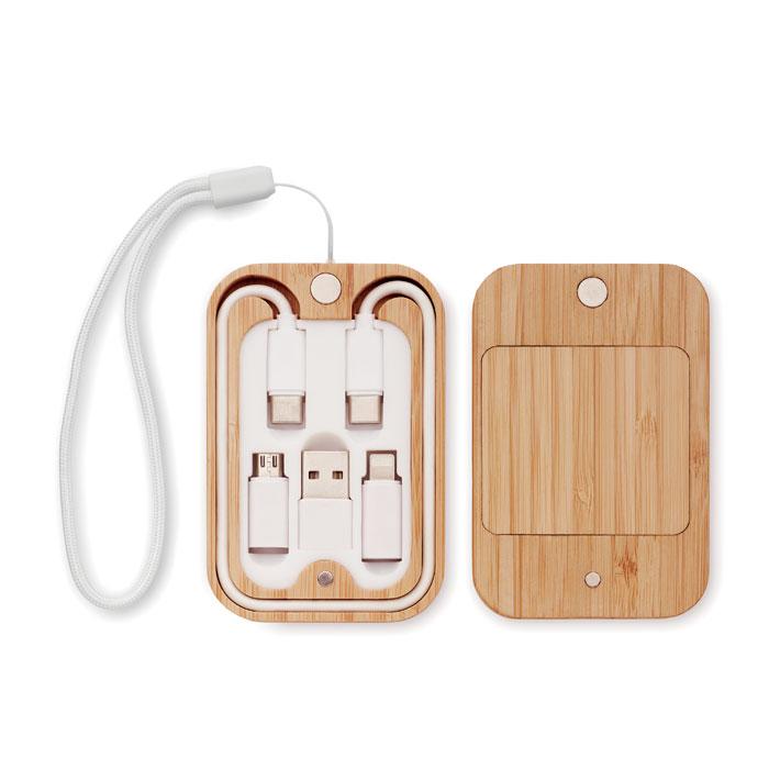 CHARGOO - 15W wireless charger in bamboo