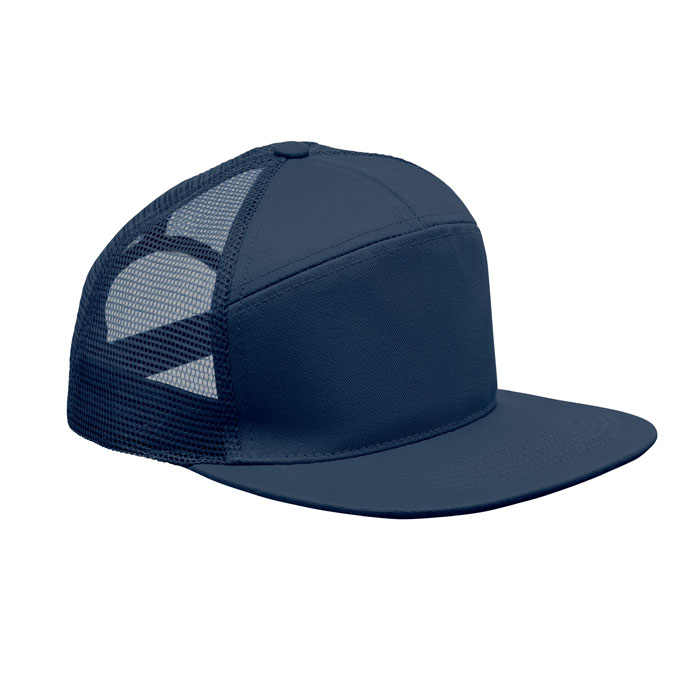 BEAD - 7 panel flat visor cap - French Navy