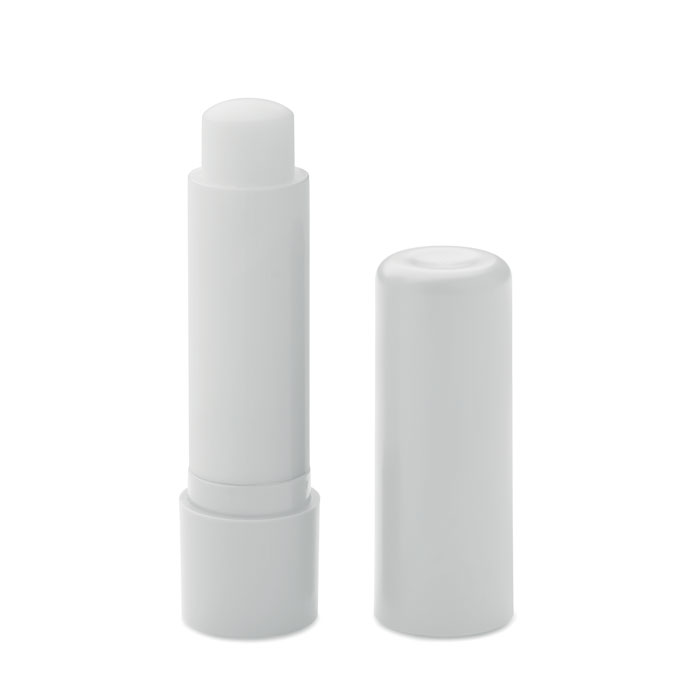 VEGAN GLOSS - Vegan lip balm in recycled ABS - White