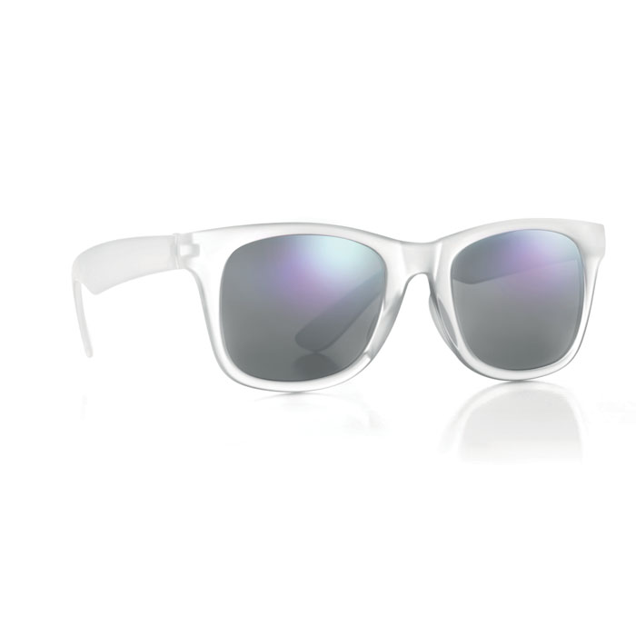 AMERICA TOUCH - Sunglasses with mirrored lense - Transparent