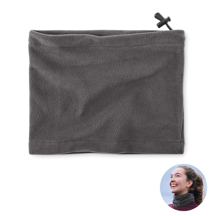 BLIZZARD RPET - Fleece multiuse beanie - Stone Grey