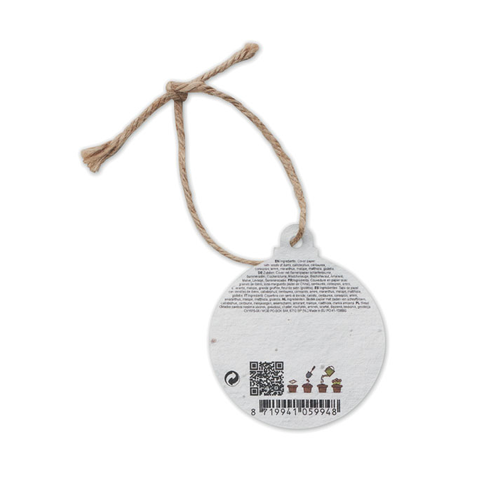 BAUSEED - Seed paper Xmas ornament