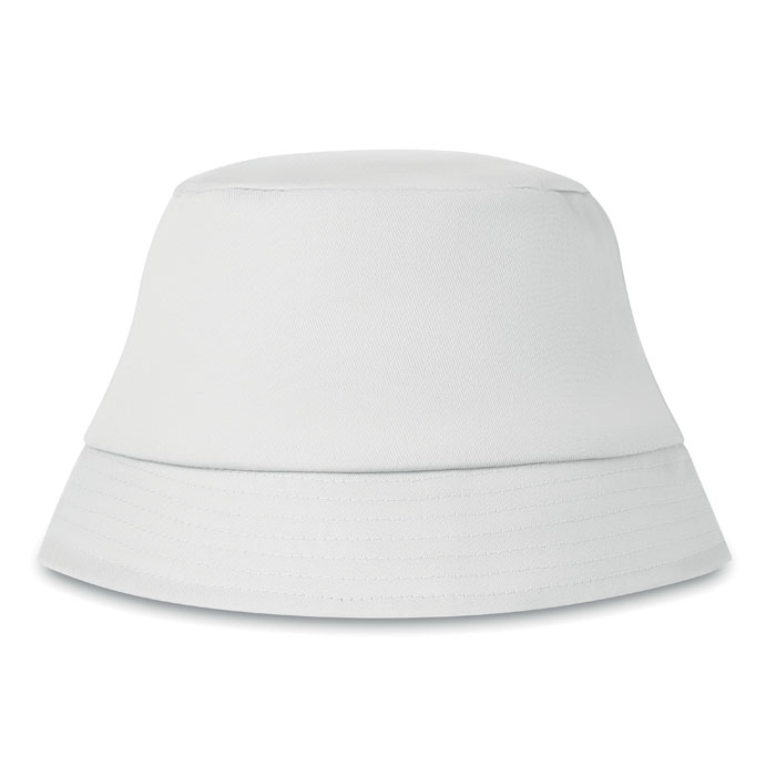 BILGOLA - Bucket hat cotton 160 gr/m² - White