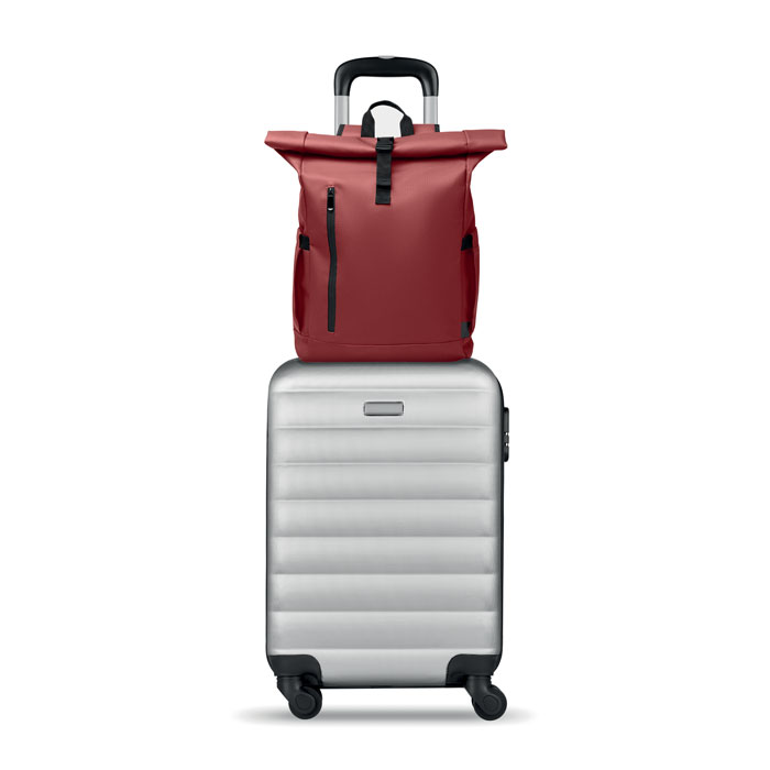 BANGKOK ROLL - Rolltop laptop rucksack 600D