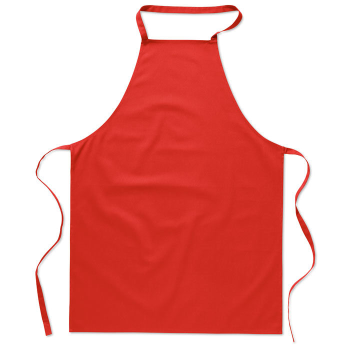 KITAB GLASGOW - Kitchen apron in cotton - Red