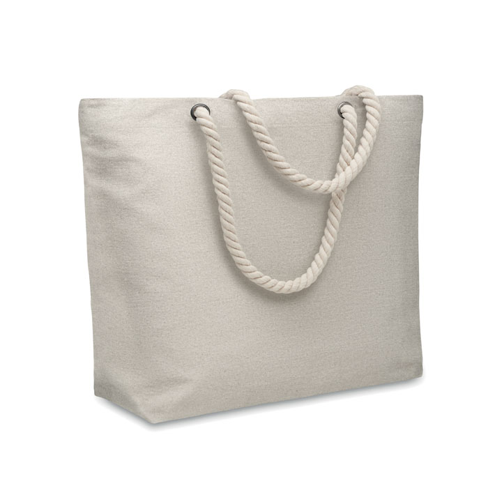 MARE - Cord handle beach bag 220gr/m² - Grey