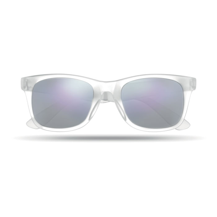AMERICA TOUCH - Sunglasses with mirrored lense - Transparent
