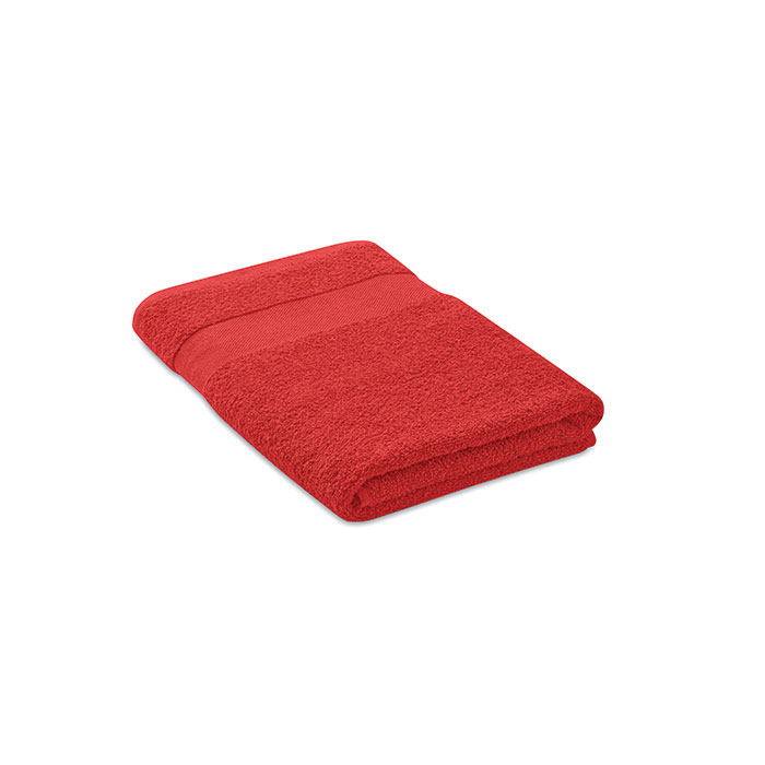 PERRY - Towel organic cotton 140x70cm - Red