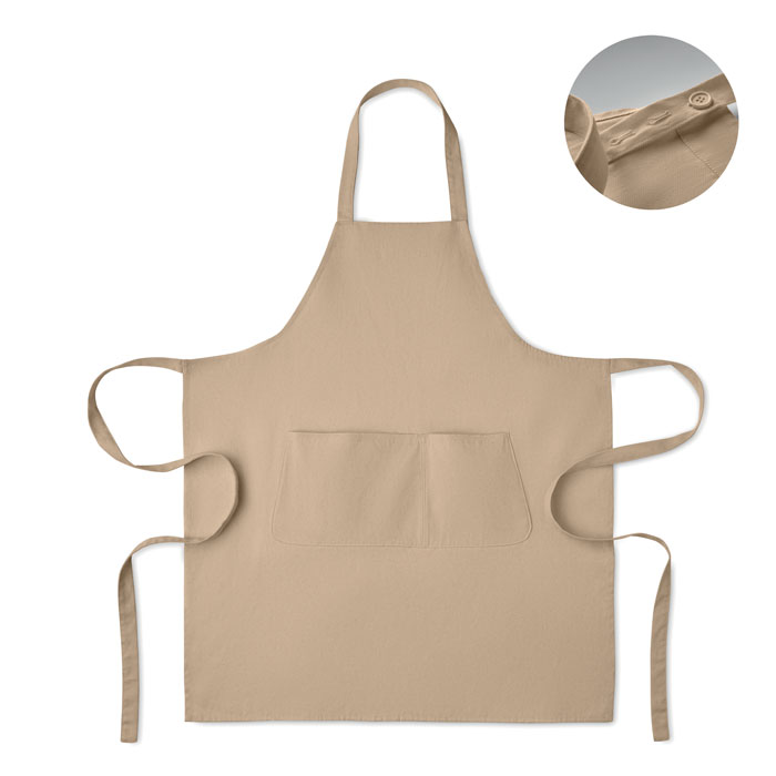 GAMMA - Organic cotton apron 240 gr/m² - Rope