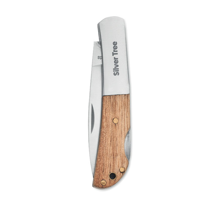 SKARP - Foldable knife in acacia wood