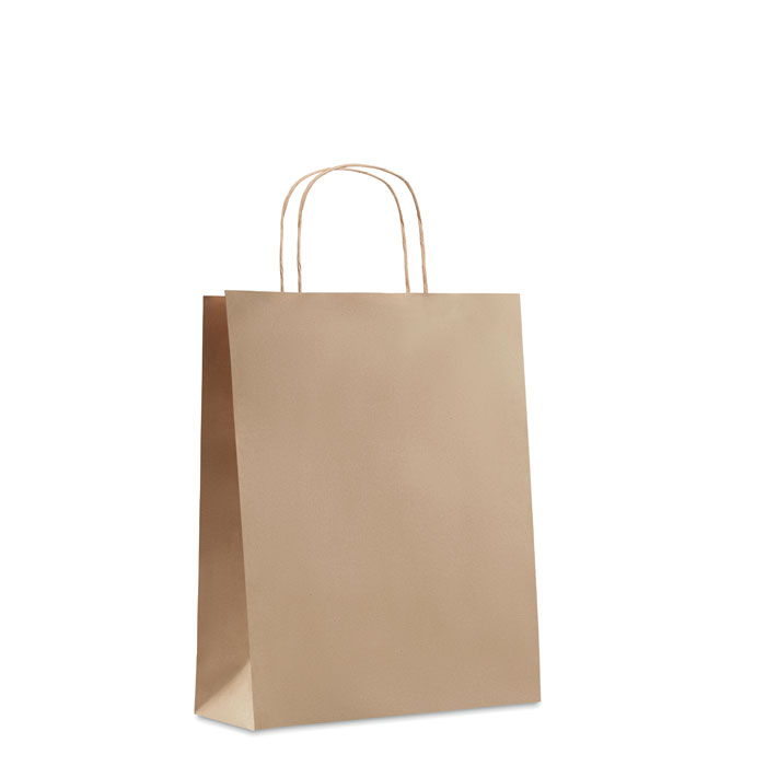 PAPER TONE M - Medium Gift paper bag 90 gr/m² - Beige