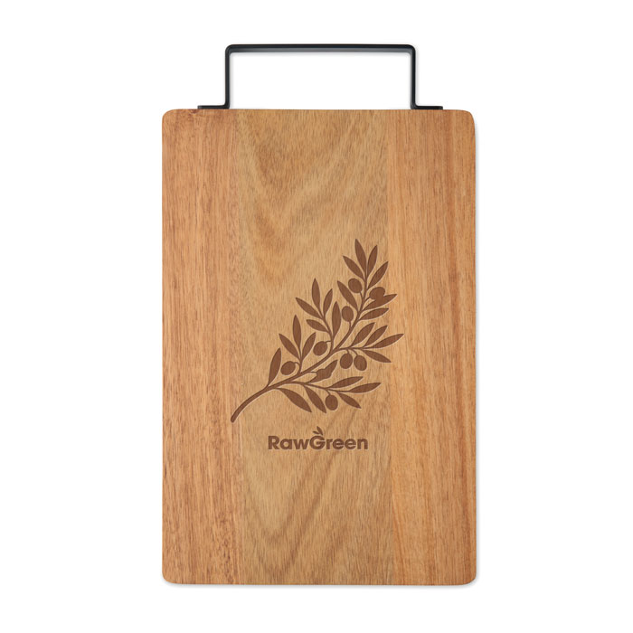 ASTA - Acacia board with steel handle