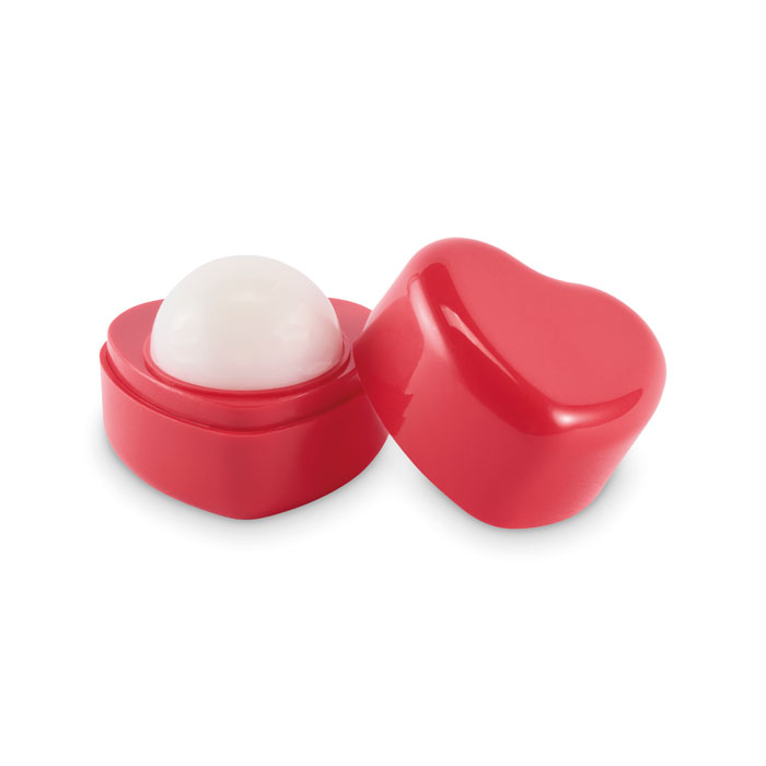 SWEET - Heart shape vegan lip balm - Red